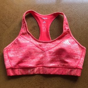 EUC Adidas techfit climalite Sports Bra Sz L